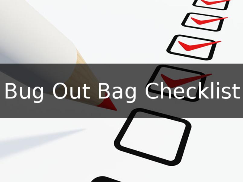 Bug Out Bag Checklist Signal Survival
